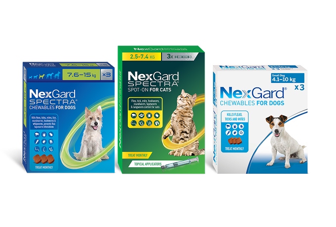 NexGard the most complete protection against fleas, ticks, mites, lice, and intestinal worms